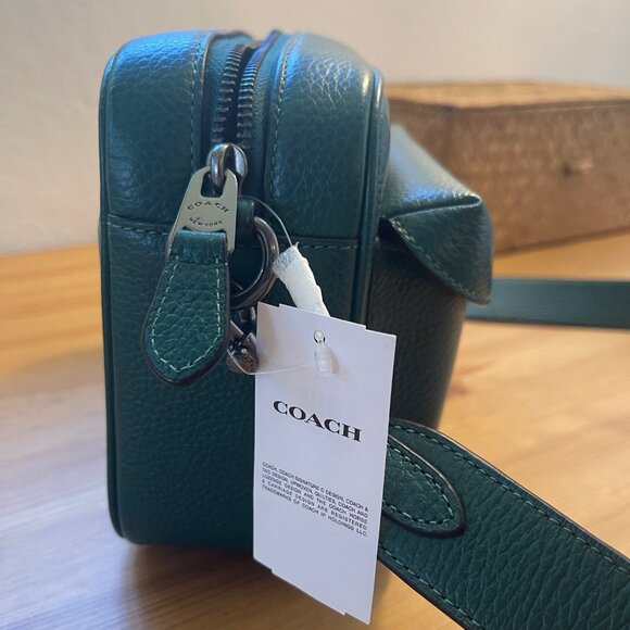 NWT Coach Warner Crossbody - Emerald - Picture 8 of 13